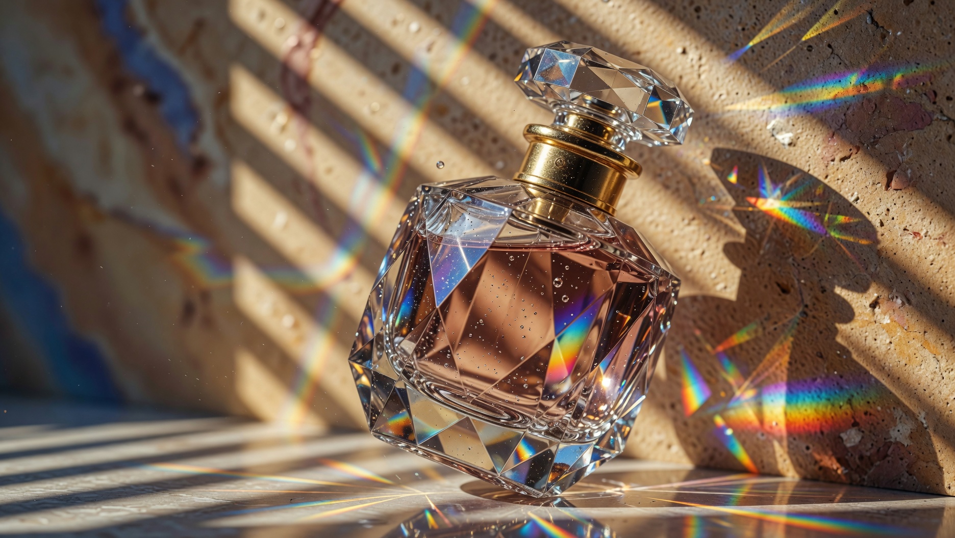 Perfume bottle product shot